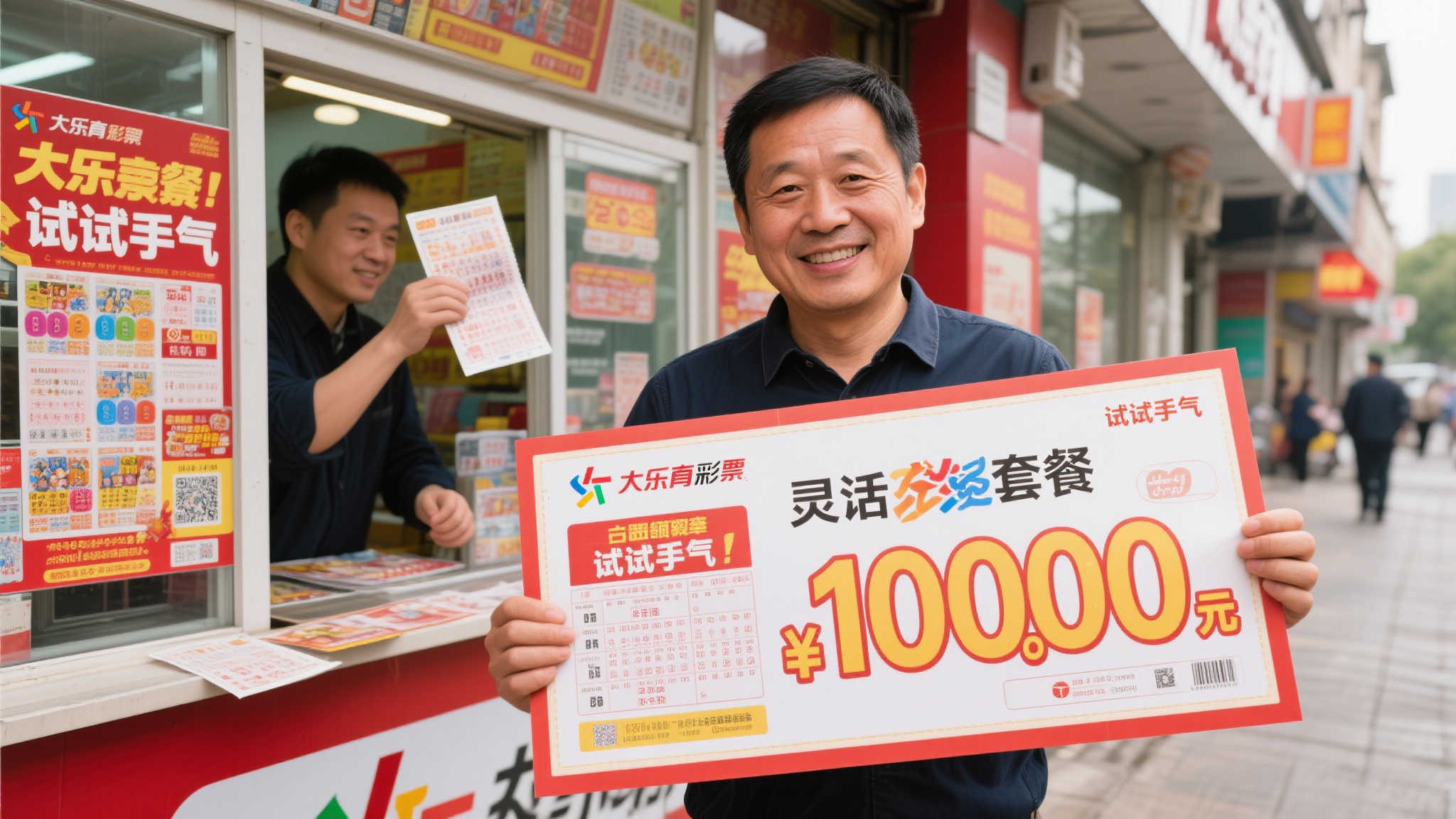 男子随手购大乐透套餐票,竟意外揽获1003万大奖! 男子随手购大乐透套餐票,竟意外揽获1003万大奖!