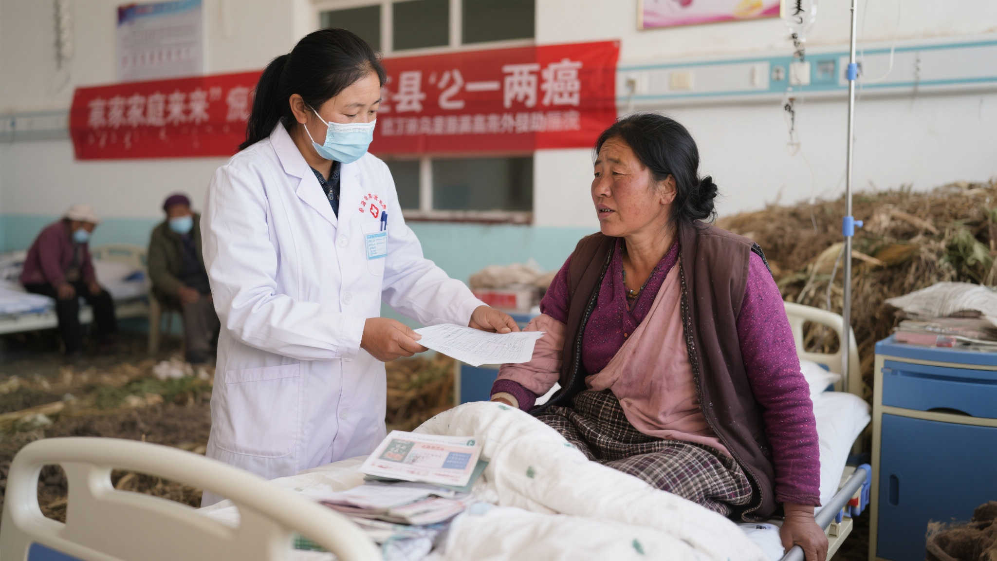 彩票公益金助力卓资县低收入两癌女性温暖度难关