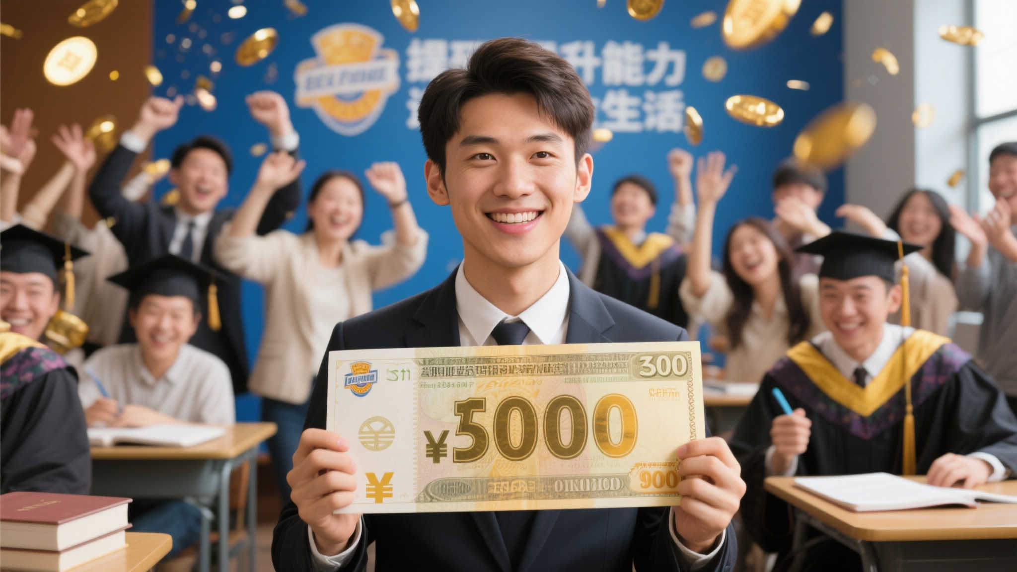 小伙求职途中喜中福彩60万 计划用奖金支持深造