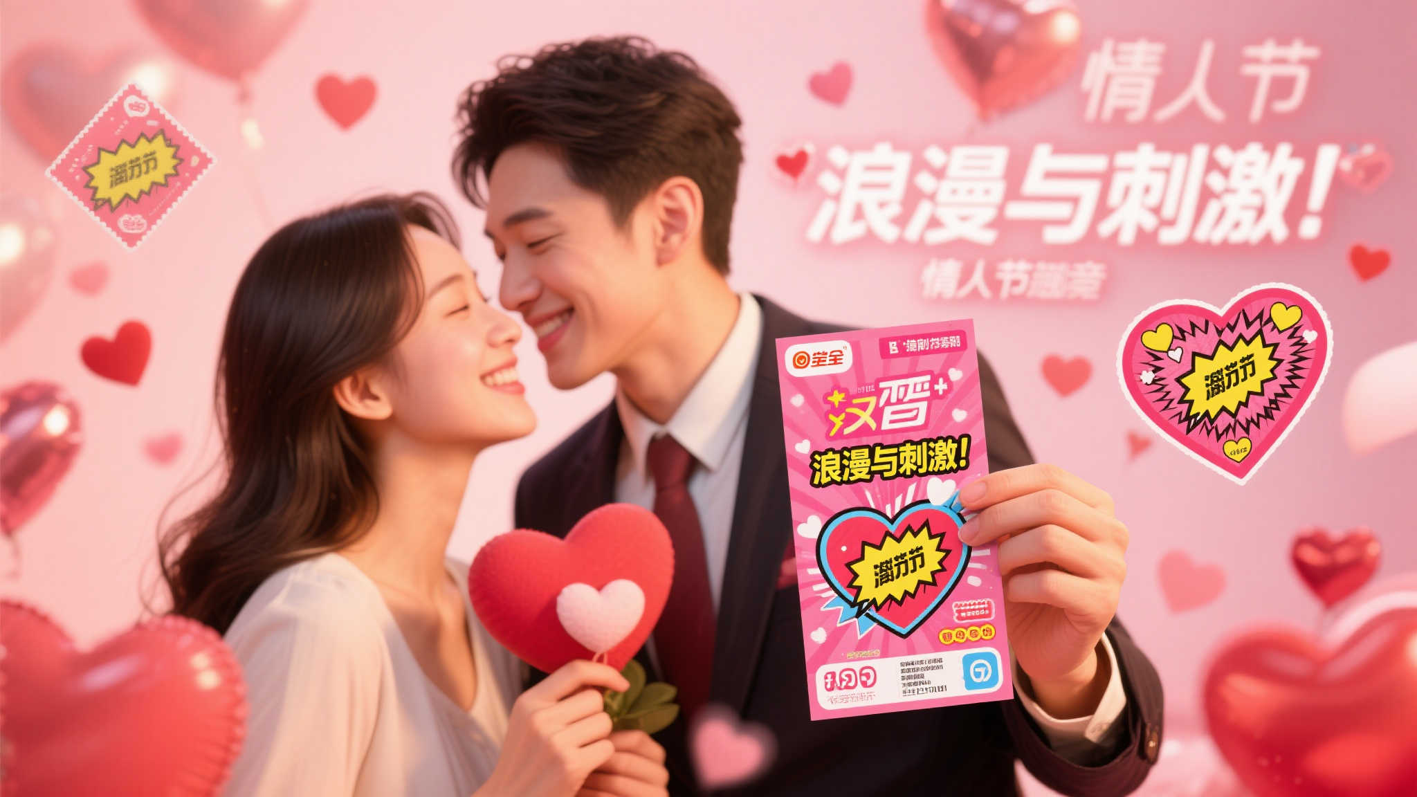 刮刮乐邂逅情人节，浪漫感受再升级