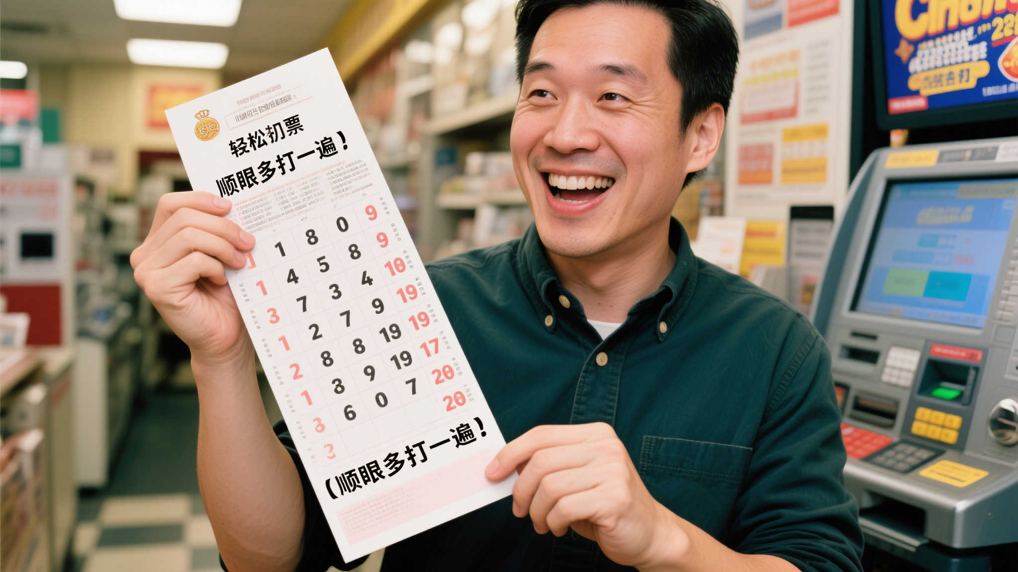 男子机选体彩号码觉得顺眼多打一次,竟中双倍500万大奖 男子机选体彩号码觉得顺眼多打一次,竟中双倍500万大奖