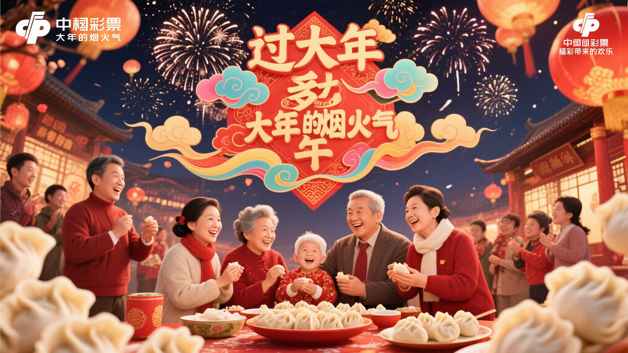 福彩添彩,大年烟火幸福绽放 福彩添彩,大年烟火幸福绽放